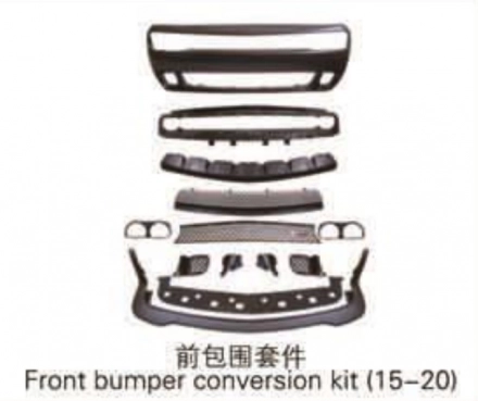 CHARGER 15-20 FRONT BUMPER CONVERSION KIT