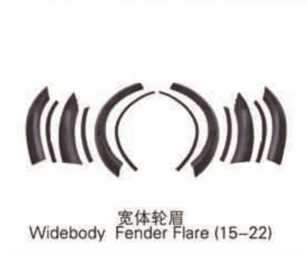 CHARGER 15-22 FENDER MILDING CHARGER 15-22 FENDER MILDING