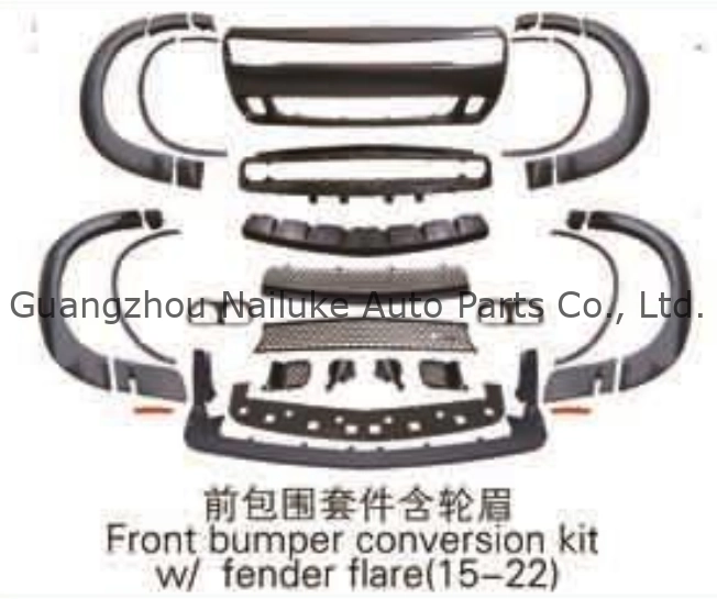CHARGER 15-22 FRONT BUMPER CONVERSION KIT WITH FENDER MOULDING